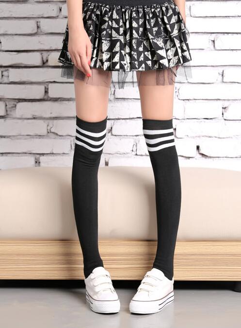 F8182 Sailor Stripe Long Socks